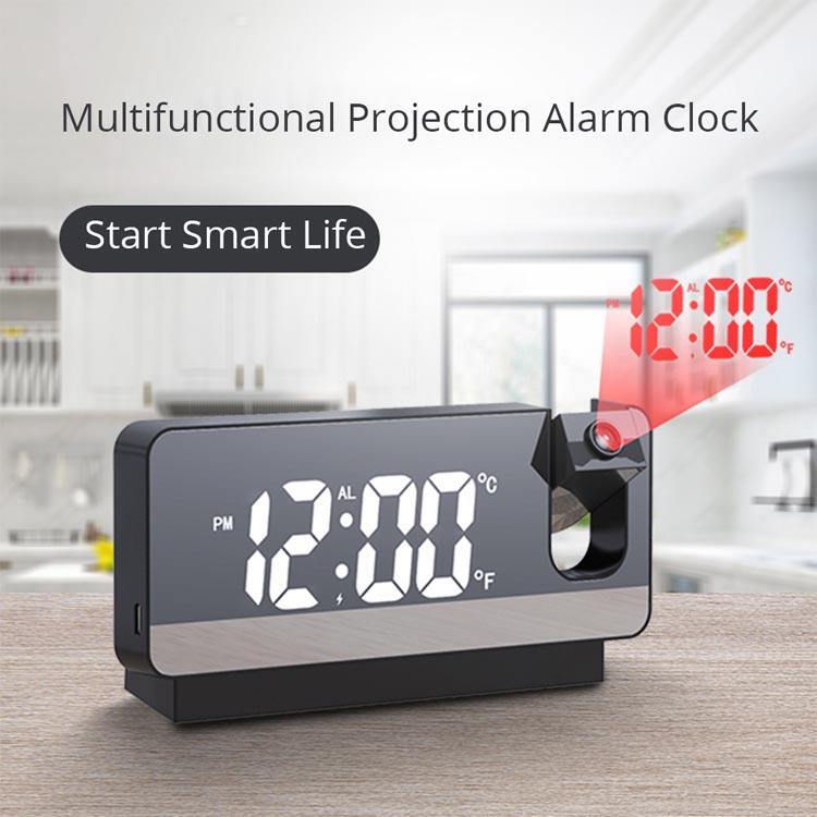 LED Projector Alarm Clock