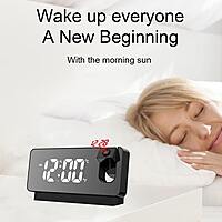 LED Projector Alarm Clock