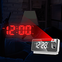 LED Projector Alarm Clock