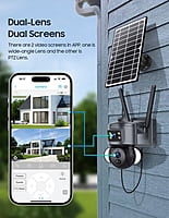 Solar Dual Lens WiFi Camera