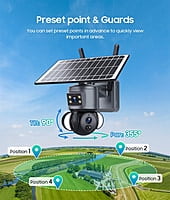 Solar Dual Lens WiFi Camera