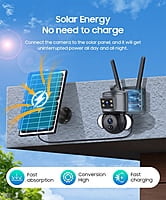 Solar Dual Lens WiFi Camera