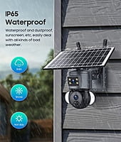 Solar Dual Lens WiFi Camera